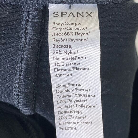(S Petite) Spanx Black High Rise Cropped Jegging Ankle Leggings Size S Petite - Picture 6 of 7